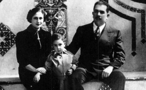 Amalia Solórzano, el president Cárdenas i el seu fill Cuauhtémoc